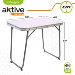 AKTIVE - Table Pliante Avec Poignée De Transport. Table De Camping 60x40x50 Cm 8 AKTIVE - Table Pliante Avec Poignée De Transport. Table De Camping 60x40x50 Cm -Camping Soldes aktive table pliante avec poignee de transport table de camping 60x40x50 cm 3