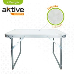 AKTIVE - Table Pliante . Table Basse Blanche En Aluminium - 40x60x40 Cm 7 AKTIVE - Table Pliante . Table Basse Blanche En Aluminium - 40x60x40 Cm -Camping Soldes aktive table pliante table basse blanche en aluminium 40x60x40 cm 2
