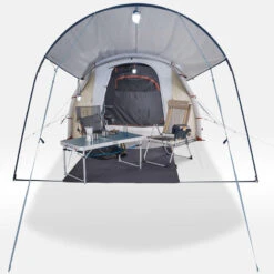 Quechua AUVENT DE CAMPING - ARPENAZ FRESH - 6 PERSONNES -Camping Soldes auvent de camping arpenaz fresh 6 personnes 5