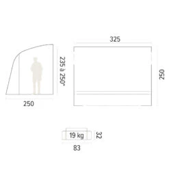 Auvent De Caravane Gonflable LAGOON 9 Auvent De Caravane Gonflable LAGOON -Camping Soldes auvent de caravane gonflable lagoon 4
