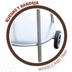 Barbecue Portable Rond 4 Hauteurs Aktive -Camping Soldes barbecue portable rond 4 hauteurs aktive 4