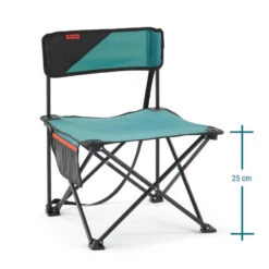 Quechua CHAISE BASSE PLIANTE DE CAMPING MH100 Bleue 13 Quechua CHAISE BASSE PLIANTE DE CAMPING MH100 Bleue -Camping Soldes chaise basse pliante de camping mh100 bleue 3