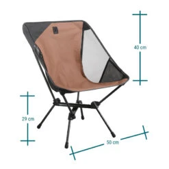 Quechua CHAISE BASSE PLIANTE DE CAMPING MH500 MARRON 13 Quechua CHAISE BASSE PLIANTE DE CAMPING MH500 MARRON -Camping Soldes chaise basse pliante de camping mh500 marron 3