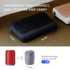 Coussin D'air Flextail Gear Zero Pillow - Beige -Camping Soldes coussin dair flextail gear zero pillow beige 6