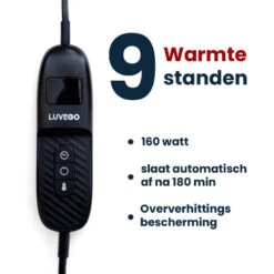 Couverture Électrique Luvego Avec Polaire/Sherpa - Brun Foncé 10 Couverture Électrique Luvego Avec Polaire/Sherpa - Brun Foncé -Camping Soldes couverture electrique luvego avec polairesherpa brun fonce 3