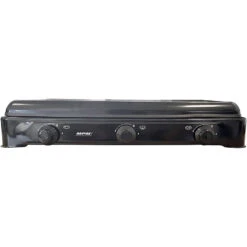 MPM Cuisinière à Gaz Portable Pour Le Camping Avec 3 Feux Couvercle Smile 9 MPM Cuisinière à Gaz Portable Pour Le Camping Avec 3 Feux Couvercle Smile -Camping Soldes cuisiniere a gaz portable pour le camping avec 3 feux couvercle smile 2