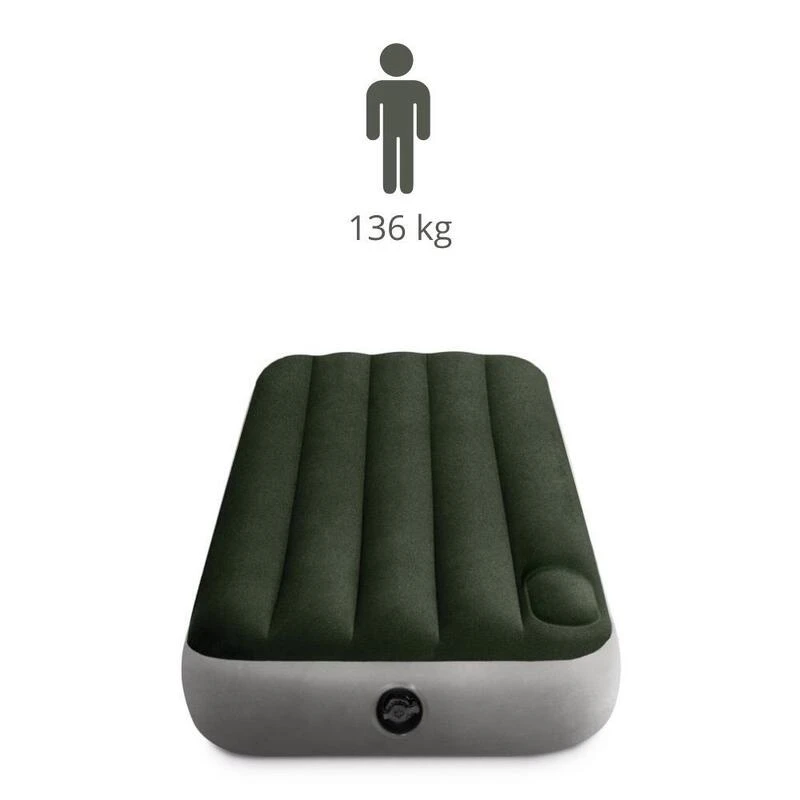 Intex Downy Jr. Twin Airbed - Lit Gonflable - 191x76x25cm - Avec Accessoires 3 Intex Downy Jr. Twin Airbed - Lit Gonflable - 191x76x25cm - Avec Accessoires – Image 3