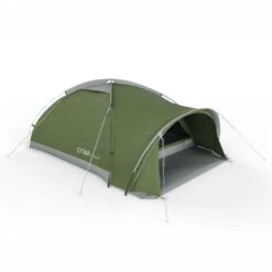 Duo Maxx - Tente De Randonnée Légère - 3 Personnes - 3,9 Kg - Vert -Camping Soldes duo maxx tente de randonnee legere 3 personnes 39 kg vert 4