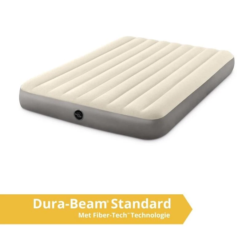 Intex Dura Beam - Lit Gonflable - 203x152x25cm - Compris Les Accessoires 2 Intex Dura Beam - Lit Gonflable - 203x152x25cm - Compris Les Accessoires – Image 2
