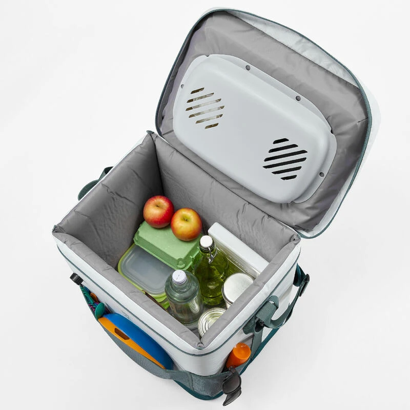 Quechua GLACIÈRE SOUPLE ÉLECTRIQUE DE CAMPING - 30 LITRES - CONSERVATION AU FRAIS 96 H 3 Quechua GLACIÈRE SOUPLE ÉLECTRIQUE DE CAMPING - 30 LITRES - CONSERVATION AU FRAIS 96 H – Image 3