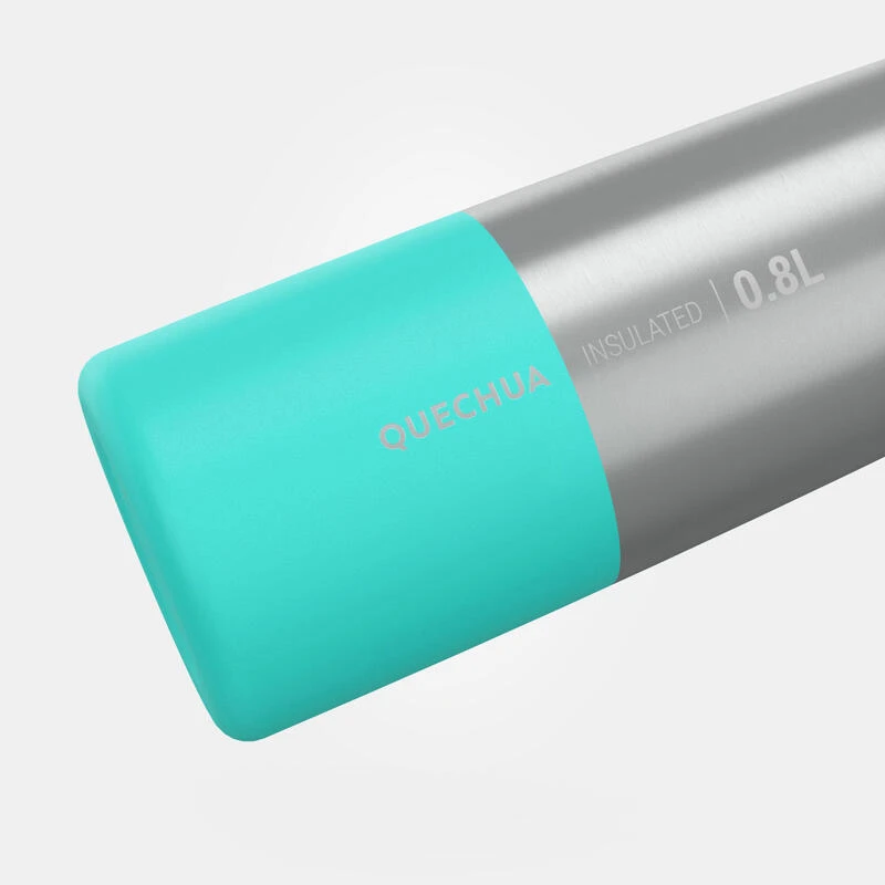 Quechua Gourde MH500 Isotherme Randonnée Inox 0,5L Turquoise 2 Quechua Gourde MH500 Isotherme Randonnée Inox 0,5L Turquoise – Image 2