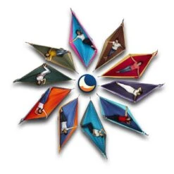 TICKET TO THE MOON Hamac Original Orange/ Gris Foncé 7 TICKET TO THE MOON Hamac Original Orange/ Gris Foncé -Camping Soldes hamac original orange gris fonce 3