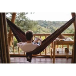 TICKET TO THE MOON Hamac TTTM Compact Chocolate -Camping Soldes hamac tttm compact chocolate 2