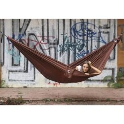 TICKET TO THE MOON Hamac TTTM Compact Chocolate -Camping Soldes hamac tttm compact chocolate 3