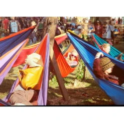 TICKET TO THE MOON Hamac TTTM Compact Jaune Foncé -Camping Soldes hamac tttm compact jaune fonce 4