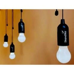 Lampe De Camping Skandika Narvik | Set De 4 Lampes LED, Pull Light, à Piles -Camping Soldes lampe de camping skandika narvik set de 4 lampes led pull light a piles 2