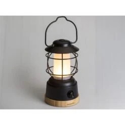 Lampe Lanterne De Camping LED Kiruna Jord - Rechargeable - USB - Bambou - Rétro -Camping Soldes lampe lanterne de camping led kiruna jord rechargeable usb bambou retro 2
