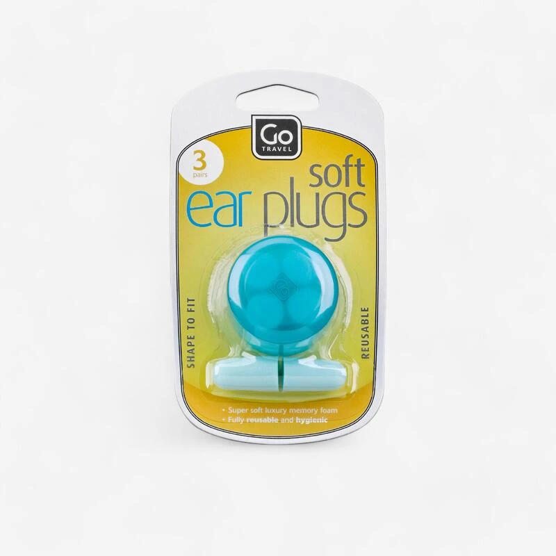 Lot De 3 Paires De Bouchons D'oreille Go Travel - En Mousse Et Réutilisables 1 Lot De 3 Paires De Bouchons D'oreille Go Travel - En Mousse Et Réutilisables