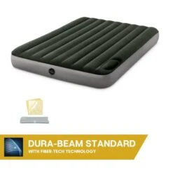 Matelas Gonflable - Intex Downy -2 Personnes - 152x203x25 Cm (BxLxH) -Camping Soldes matelas gonflable intex downy 2 personnes 152x203x25 cm bxlxh 3