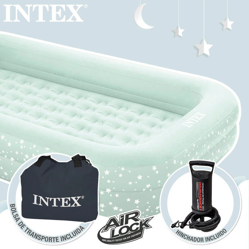 Matelas Gonflable - Intex Kidz - Matelas Gonflable Pour Enfants - 1 Personne 2 Matelas Gonflable - Intex Kidz - Matelas Gonflable Pour Enfants - 1 Personne – Image 2