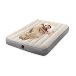 Matelas Gonflable - Intex Single-High -2 Personnes 8 Matelas Gonflable - Intex Single-High -2 Personnes -Camping Soldes matelas gonflable intex single high 2 personnes 3