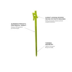 Nemo Equipment Airpin Tent Pegs - 4 Pièces -Camping Soldes nemo equipment airpin tent pegs 4 pieces 4