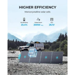 Panneau Solaire BLUETTI PV200 | 200 W 9 Panneau Solaire BLUETTI PV200 | 200 W -Camping Soldes panneau solaire bluetti pv200 200 w 2