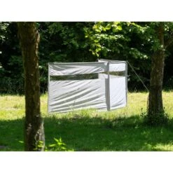 Paravent De Camping Bora - Brise-Vue - 6,0 X 1,4 M - Résistant Au Vent - Gris -Camping Soldes paravent de camping bora brise vue 60 x 14 m resistant au vent gris 3