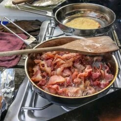 Pathfinder Poêle à Frire Pliable En Acier Inoxydable Avec Couvercle -Camping Soldes pathfinder poele a frire pliable en acier inoxydable avec couvercle 3