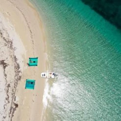 TICKET TO THE MOON Picnic Blanket Emerald / Green -Camping Soldes picnic blanket emerald green 2