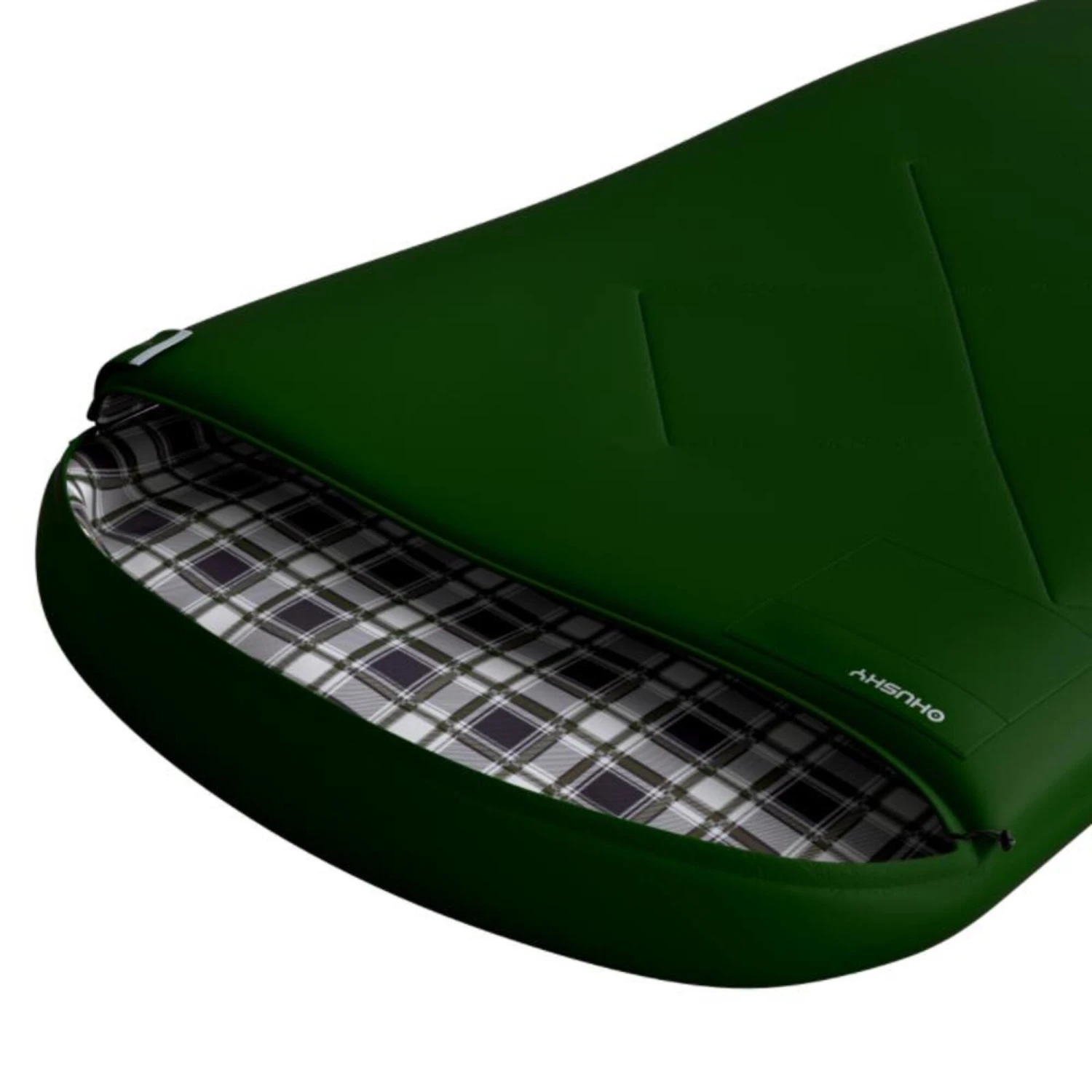 Husky Sac De Couchage Modèle Couverture Gary 2023 -10°C 220 Cm Avec Flanelle - Vert 4 Husky Sac De Couchage Modèle Couverture Gary 2023 -10°C 220 Cm Avec Flanelle - Vert – Image 4