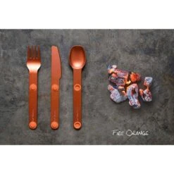 SET 3 COUVERTS MAGNÉTIQUES MAGWARE - CAMPING BIVOUAC - ALUMINUM DUR - AVEC ÉTUI -Camping Soldes set 3 couverts magnetiques magware camping bivouac aluminum dur avec etui 3