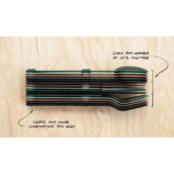 SET COMPLET DE 5 JEUX DE 3 COUVERTS MAGNÉTIQUES CAMPING EN ALUMINUM DUR - ÉTUI -Camping Soldes set complet de 5 jeux de 3 couverts magnetiques camping en aluminum dur etui 5