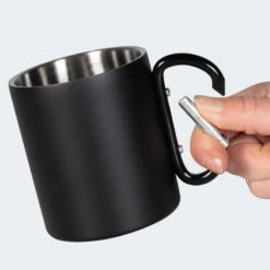 Set De Couverts De Camping & Tasse Thermique à Mousqueton | 4 Personnes -Camping Soldes set de couverts de camping and tasse thermique a mousqueton 4 personnes 4