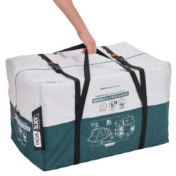 Quechua Tente à Arceaux De Camping - Arpenaz 6.3 F&B - 6 Personnes - 3 Chambres -Camping Soldes tente a arceaux de camping arpenaz 63 f and b 6 personnes 3 chambres 3