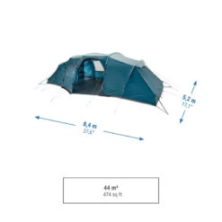 Quechua Tente à Arceaux De Camping - Arpenaz 8.4 - 8 Personnes - 4 Chambres 12 Quechua Tente à Arceaux De Camping - Arpenaz 8.4 - 8 Personnes - 4 Chambres -Camping Soldes tente a arceaux de camping arpenaz 84 8 personnes 4 chambres 2