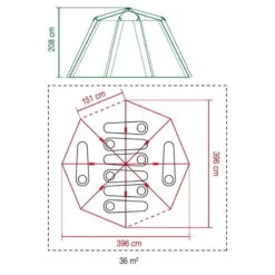 Tente Coleman Octagon Blackout 8 12 Tente Coleman Octagon Blackout 8 -Camping Soldes tente coleman octagon blackout 8 5