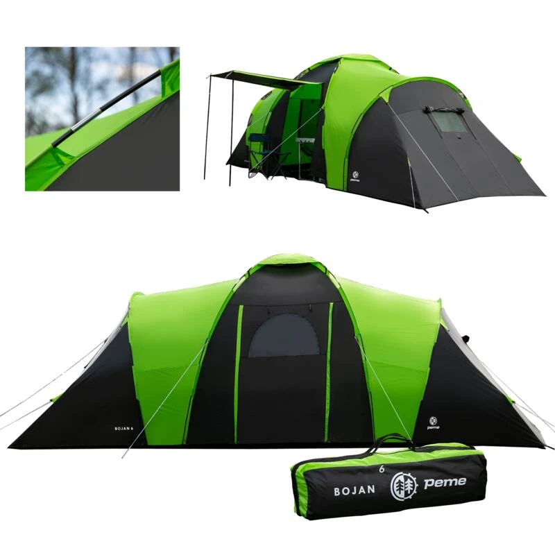 Tente De Camping Familiale Peme Bojan 6 Personnes 2 Chambres 1 Tente De Camping Familiale Peme Bojan 6 Personnes 2 Chambres