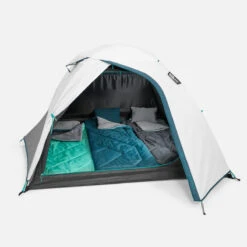 Quechua Tente De Camping - MH100 - 3 Places - Fresh & Black 14 Quechua Tente De Camping - MH100 - 3 Places - Fresh & Black -Camping Soldes tente de camping mh100 3 places fresh and black 4