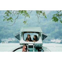 Quechua TENTE DE TOIT MH500 FRESH & BLACK 2P -Camping Soldes tente de toit mh500 fresh and black 2p 4