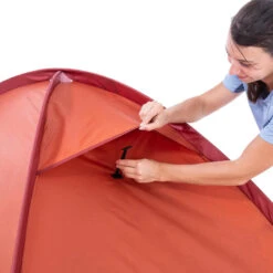 Tente Dôme De Trekking - 2 Places - MT100 -Camping Soldes tente dome de trekking 2 places mt100 9