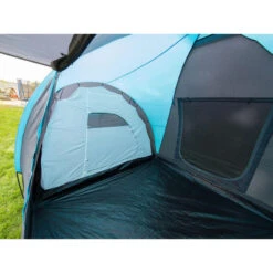 Tente Dôme Familiale Hammerfest 6 Protect - Sol Cousu - 6 Personnes - 2 Cabines -Camping Soldes tente dome familiale hammerfest 6 protect sol cousu 6 personnes 2 cabines 4