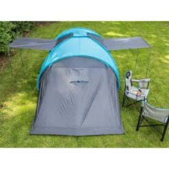 Tente Dôme Hammerfest 4 Sleeper Protect - Sol Cousu - 4 Pers - 2 Cabines Noires -Camping Soldes tente dome hammerfest 4 sleeper protect sol cousu 4 pers 2 cabines noires 4