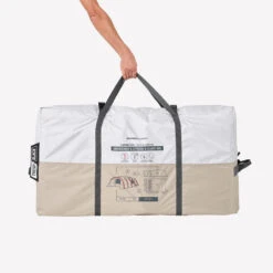 Quechua Tente Gonflable De Camping - Air Seconds 6.3 XXL F&B - 6 Personnes - 3 Chambres -Camping Soldes tente gonflable de camping air seconds 63 xxl f and b 6 personnes 3 chambres 2