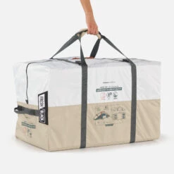 Quechua Tente Gonflable De Camping - Air Seconds 8.4 F&B - 8 Places - 4 Chambres -Camping Soldes tente gonflable de camping air seconds 84 f and b 8 places 4 chambres 4