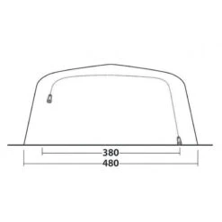 Tente Gonflable Outwell Jacksondale 7PA 9 Tente Gonflable Outwell Jacksondale 7PA -Camping Soldes tente gonflable outwell jacksondale 7pa 4