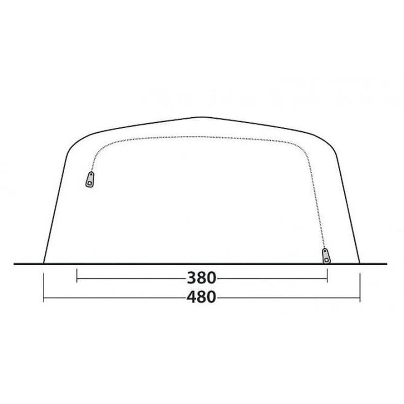 Tente Gonflable Outwell Jacksondale 7PA 5 Tente Gonflable Outwell Jacksondale 7PA – Image 5