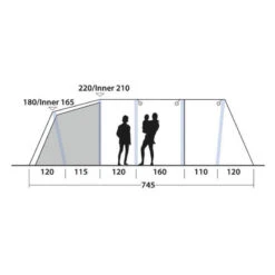 Tente Gonflable Outwell Knightdale 8PA 8 Tente Gonflable Outwell Knightdale 8PA -Camping Soldes tente gonflable outwell knightdale 8pa 3
