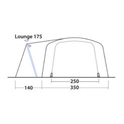 Tente Gonflable Outwell Oakdale 5PA -Camping Soldes tente gonflable outwell oakdale 5pa 4
