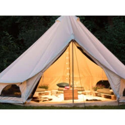 Tente Tipii 400 Canvas - Tipi 8 Pers. - 400 X 400 X 250 Cm 10 Tente Tipii 400 Canvas - Tipi 8 Pers. - 400 X 400 X 250 Cm -Camping Soldes tente tipii 400 canvas tipi 8 pers 400 x 400 x 250 cm 3
